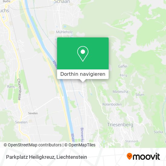Parkplatz Heiligkreuz Karte