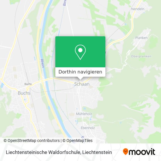 Liechtensteinische Waldorfschule Karte