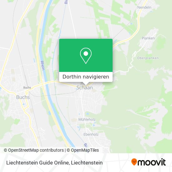 Liechtenstein Guide Online Karte