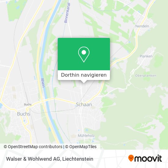 Walser & Wohlwend AG Karte