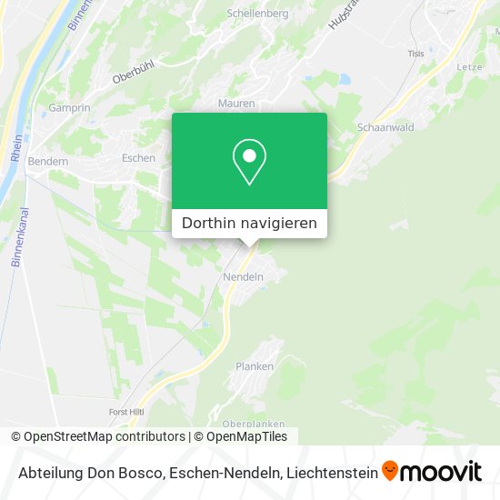 Abteilung Don Bosco, Eschen-Nendeln Karte