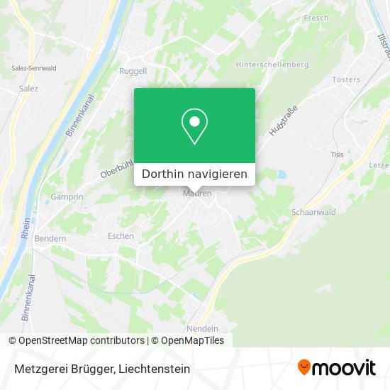 Metzgerei Brügger Karte