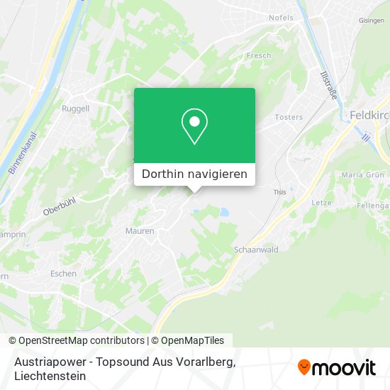 Austriapower - Topsound Aus Vorarlberg Karte