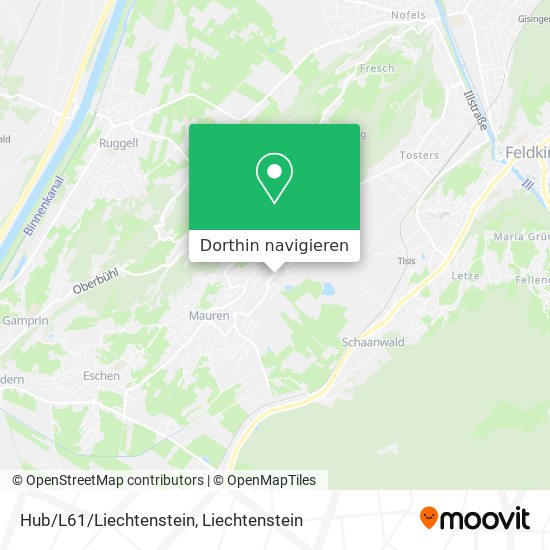 Hub/L61/Liechtenstein Karte