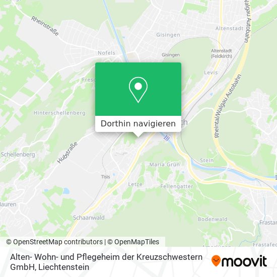 Alten- Wohn- und Pflegeheim der Kreuzschwestern GmbH Karte