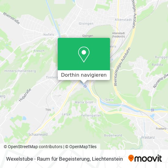 Wexelstube - Raum für Begeisterung Karte