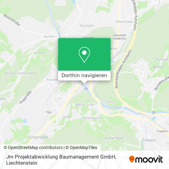 Jm Projektabwicklung Baumanagement GmbH Karte