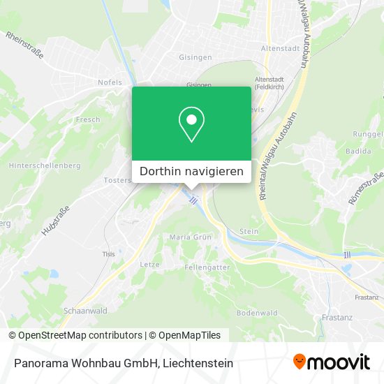 Panorama Wohnbau GmbH Karte