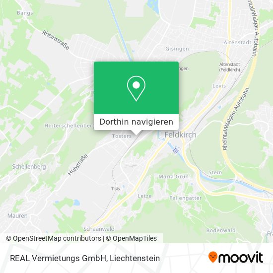 REAL Vermietungs GmbH Karte