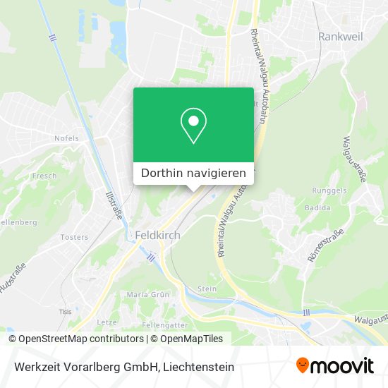 Werkzeit Vorarlberg GmbH Karte
