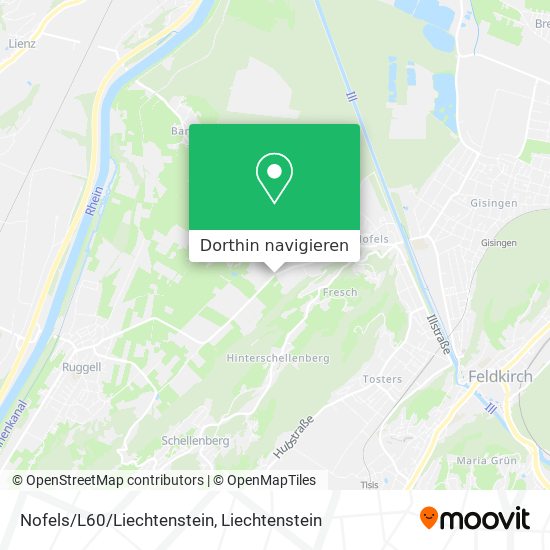 Nofels/L60/Liechtenstein Karte