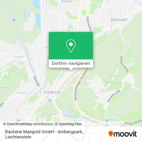 Bäckerei Mangold GmbH - Ambergpark Karte