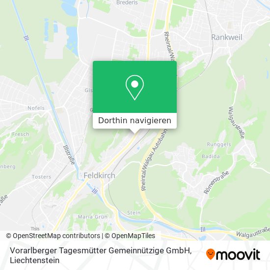 Vorarlberger Tagesmütter Gemeinnützige GmbH Karte