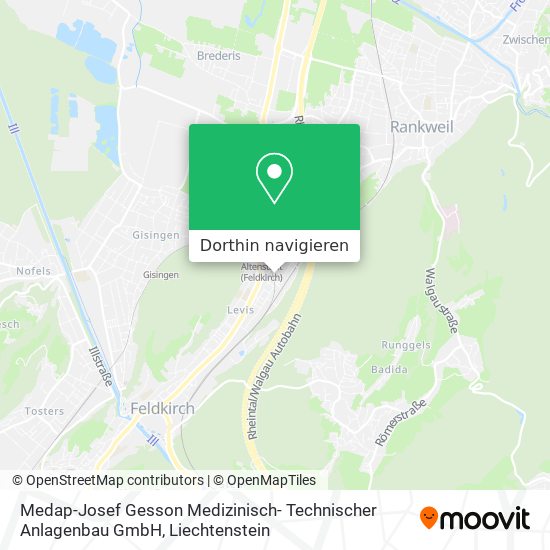 Medap-Josef Gesson Medizinisch- Technischer Anlagenbau GmbH Karte