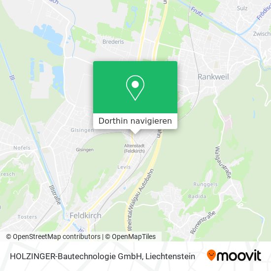 HOLZINGER-Bautechnologie GmbH Karte
