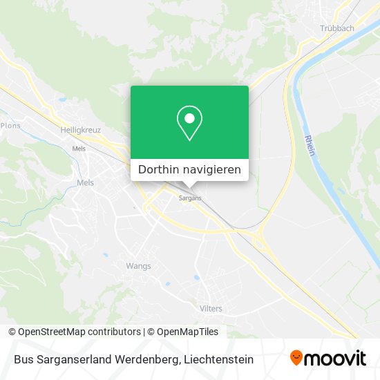 Bus Sarganserland Werdenberg Karte