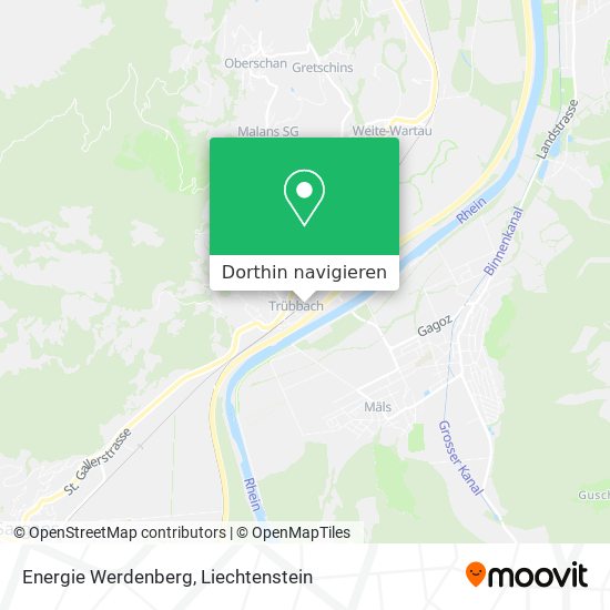 Energie Werdenberg Karte