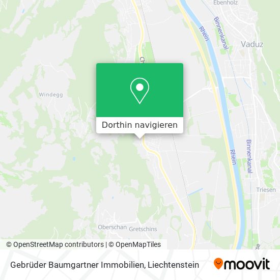 Gebrüder Baumgartner Immobilien Karte