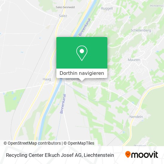 Recycling Center Elkuch Josef AG Karte