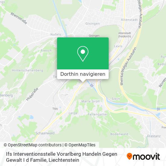 Ifs Interventionsstelle Vorarlberg Handeln Gegen Gewalt I d Familie Karte