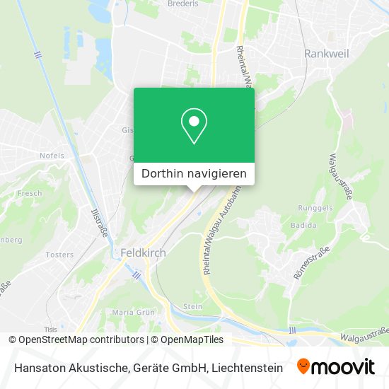 Hansaton Akustische, Geräte GmbH Karte
