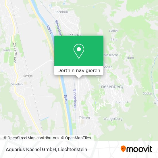 Aquarius Kaenel GmbH Karte