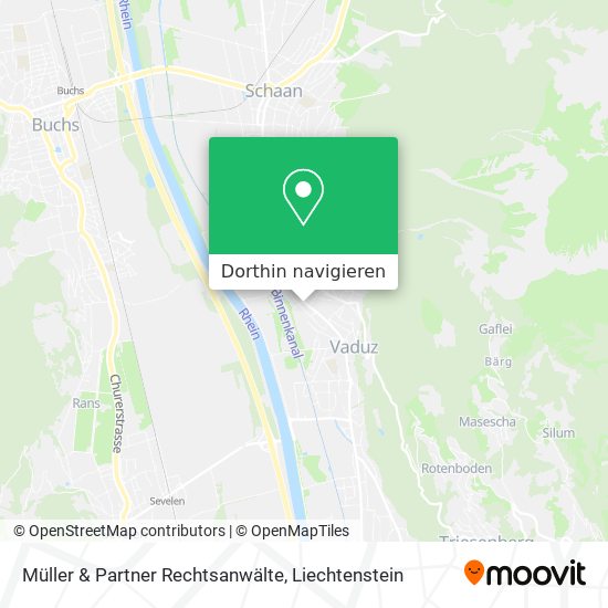 Müller & Partner Rechtsanwälte Karte