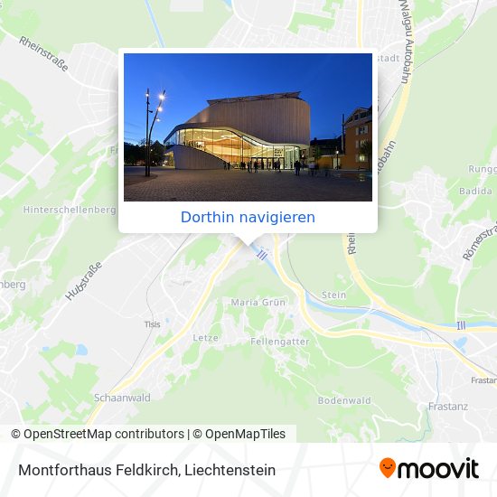 Montforthaus Feldkirch Karte