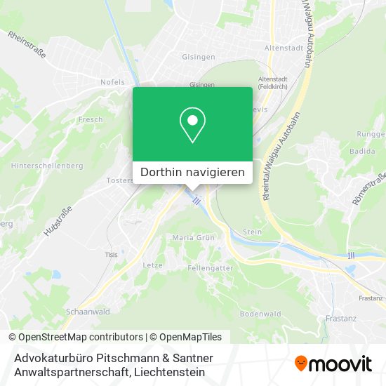 Advokaturbüro Pitschmann & Santner Anwaltspartnerschaft Karte
