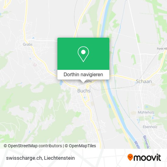 swisscharge.ch Karte