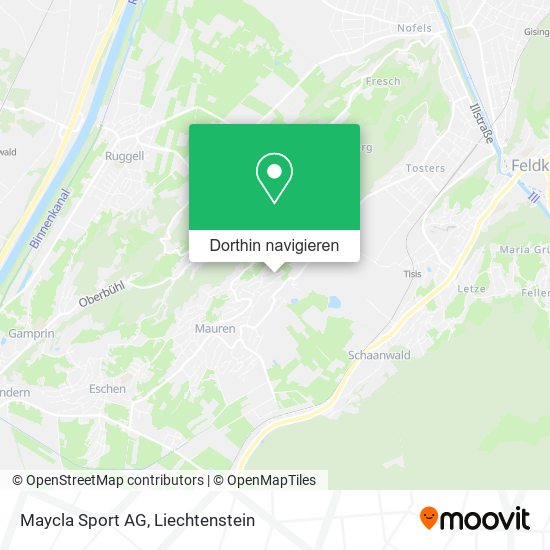 Maycla Sport AG Karte