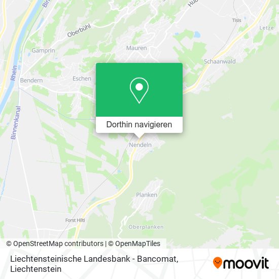 Liechtensteinische Landesbank - Bancomat Karte