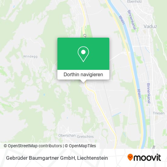 Gebrüder Baumgartner GmbH Karte