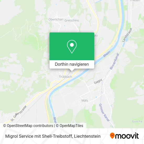 Migrol Service mit Shell-Treibstoff Karte