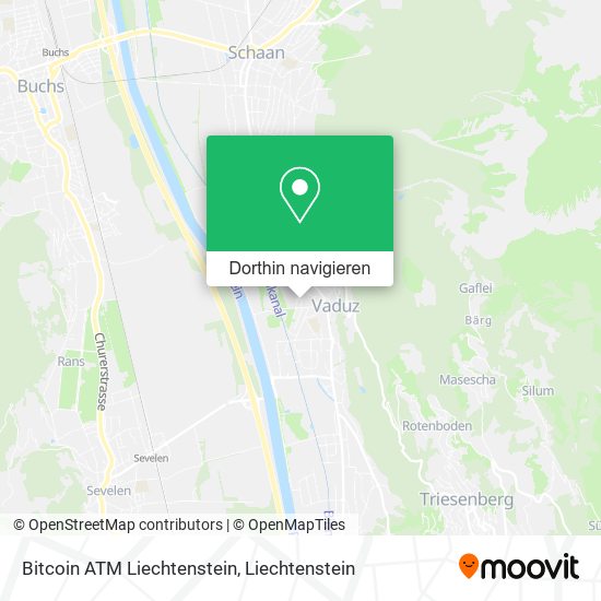 Bitcoin ATM Liechtenstein Karte