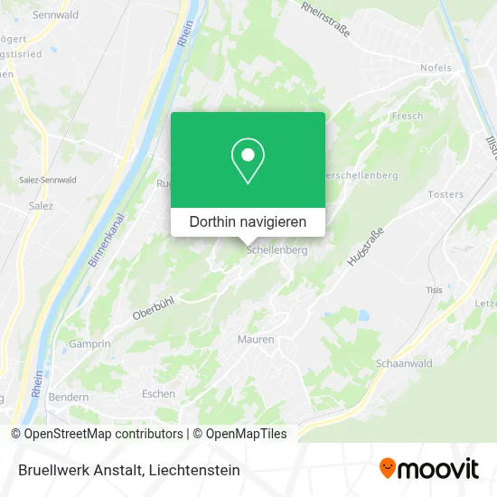 Bruellwerk Anstalt Karte