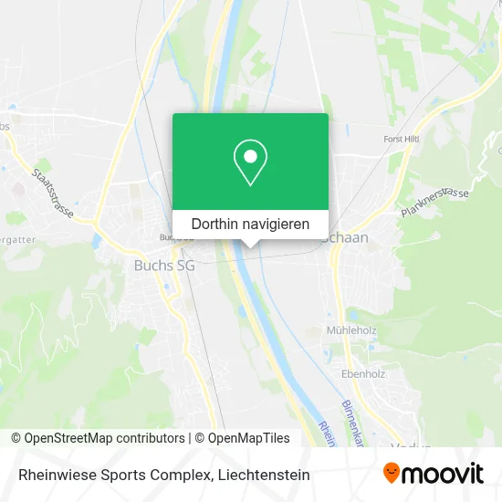 Rheinwiese Sports Complex Karte