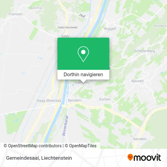 Gemeindesaal Karte