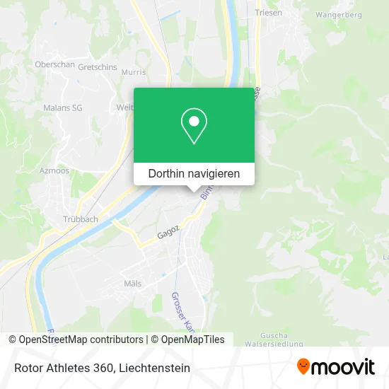 Rotor Athletes 360 Karte