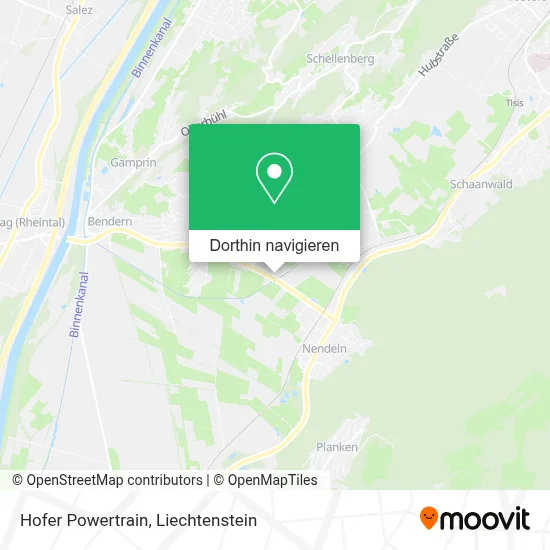 Hofer Powertrain Karte