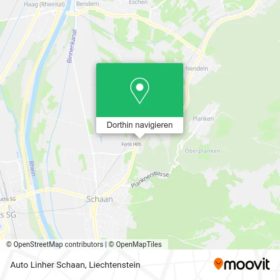 Auto Linher Schaan Karte