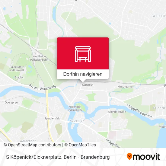 S Köpenick/Elcknerplatz Karte