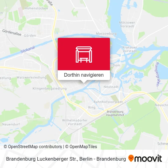 Brandenburg Luckenberger Str. Karte