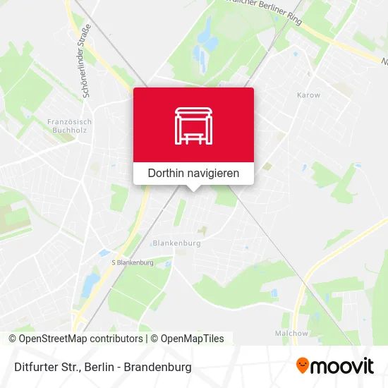 Ditfurter Str. Karte