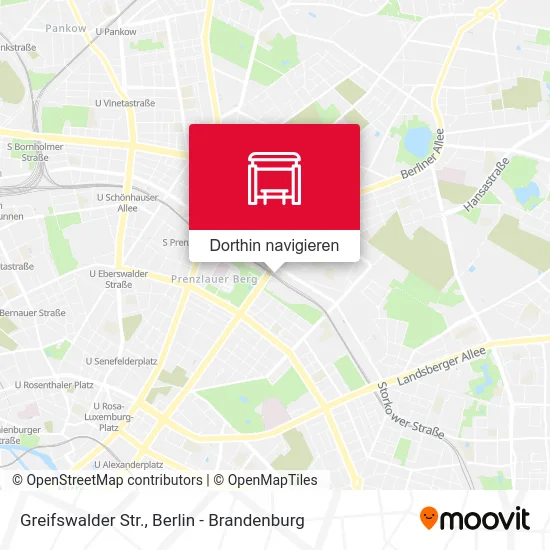 Greifswalder Str. Karte