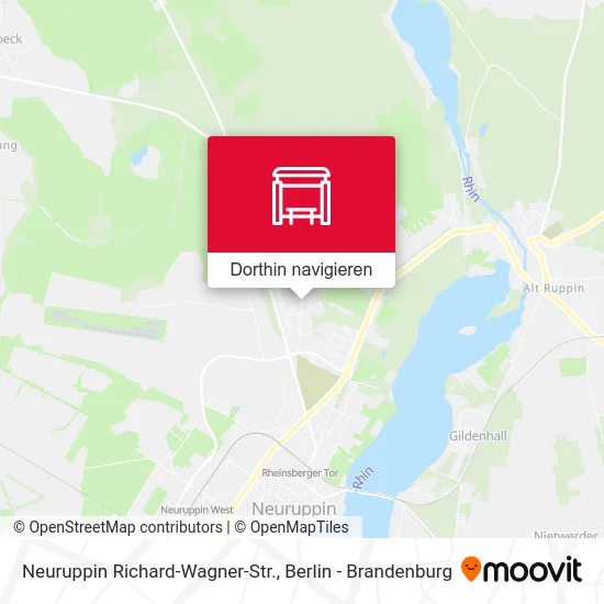 Neuruppin Richard-Wagner-Str. Karte