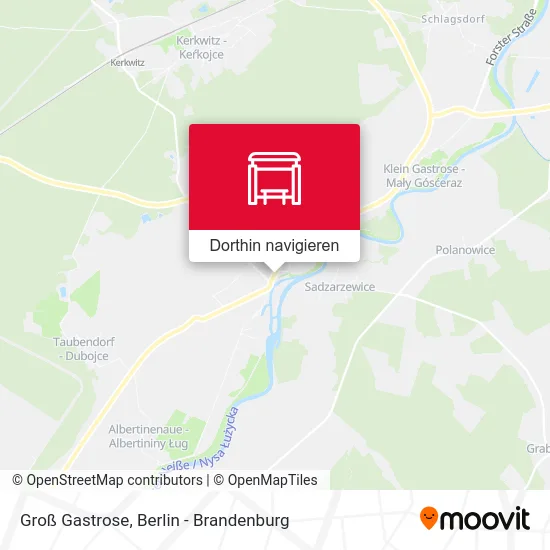 Groß Gastrose Karte