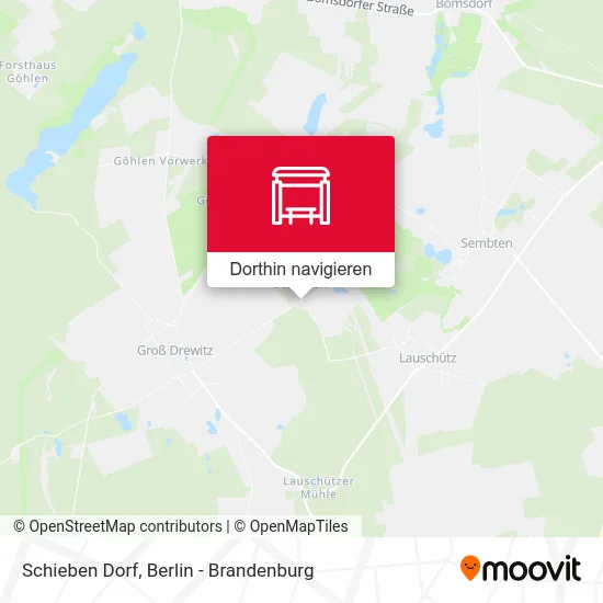 Schieben Dorf Karte