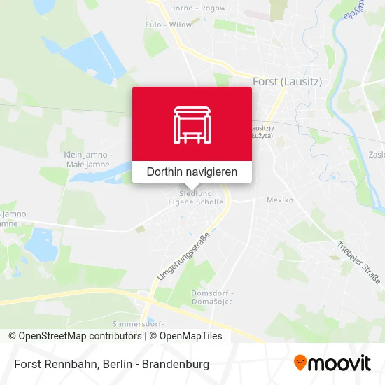 Forst Rennbahn Karte