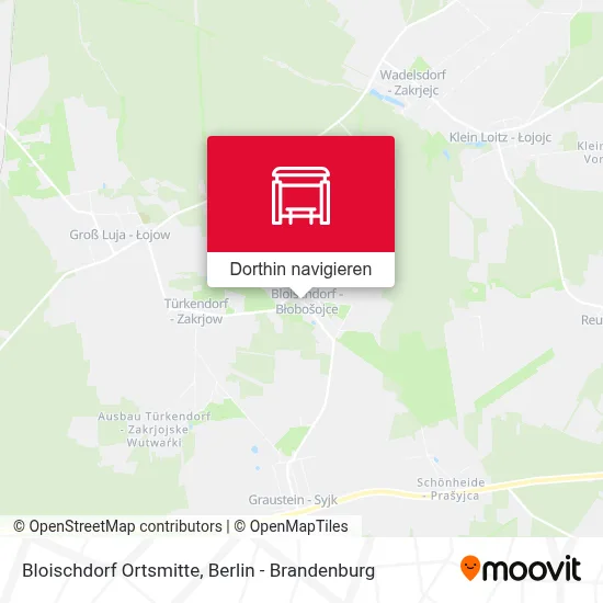 Bloischdorf Ortsmitte Karte